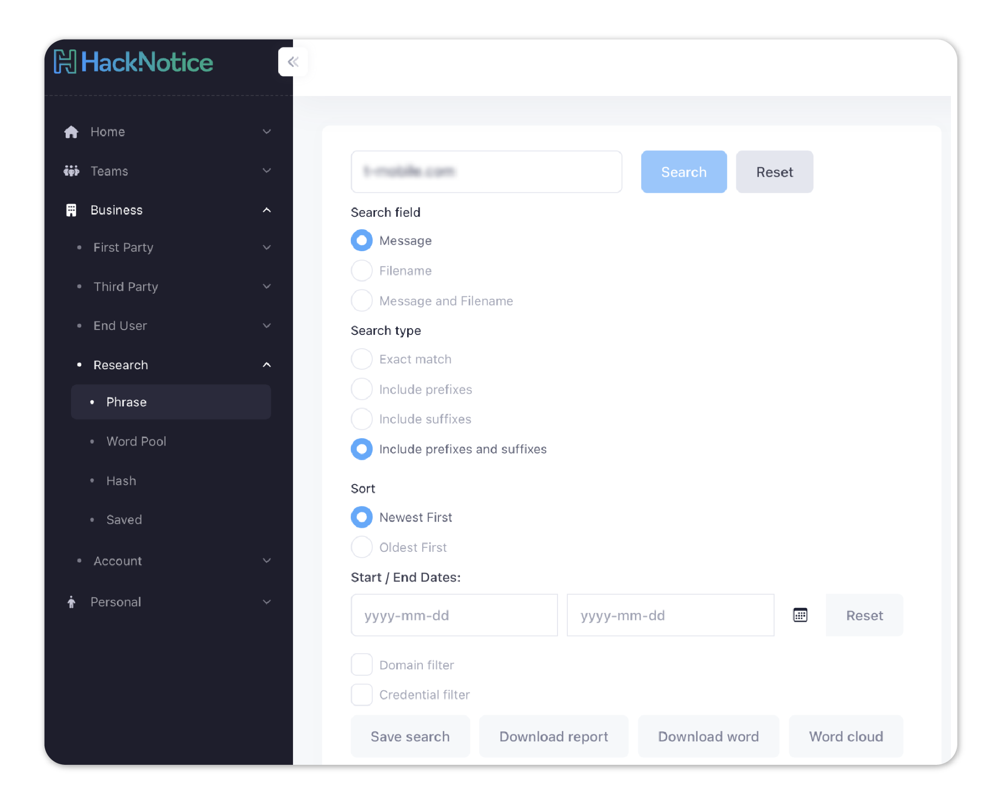 HackNotice Threat Intelligence: Third Party Watchlist